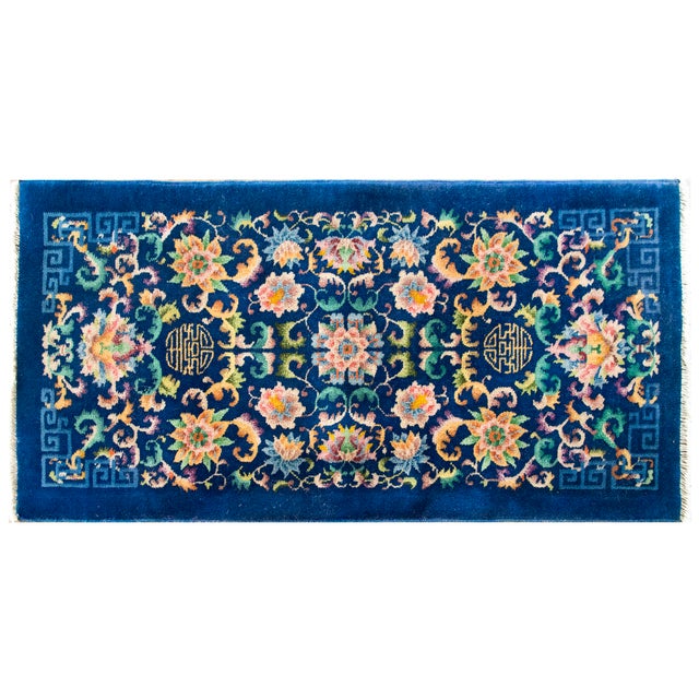 Textile Early 20th Century Chinese Art Deco Rug For Sale - Image 7 of 14