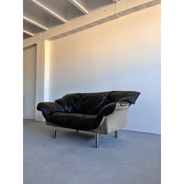 Mid-Century Leather Sofa from Ulferts Möbler, Sweden, 1980s For Sale - Image 12 of 12
