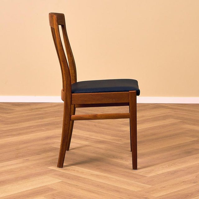 1950s Swedish Dining Chairs in Teak, 1950s, Set of 4 For Sale - Image 5 of 14