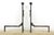 Pair of Antique Arts & Crafts Wrought Iron Andirons For Sale - Image 6 of 8
