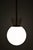 1950s Ceiling Lamp in Brass and White Opaline Glass, 1950s For Sale - Image 5 of 7