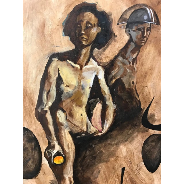 Modern Early 20th Century Antique Surrealist Painting For Sale - Image 3 of 13