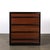 1950s Mid-Century Walnut & Lacquered Chest by Robsjohn-Gibbings for Widdicomb Company For Sale - Image 5 of 18