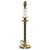 Metal Vintage English Georgian Style Brass White Table Lamp For Sale - Image 7 of 7