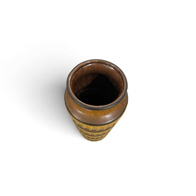 Fat Lava Floor Vase from Scheurich, West Germany, 1970s For Sale - Image 4 of 7