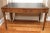Leather Top Writing Desk 48 x 28 x 29 ht Beautiful wooden desk with leather top and motif with two drawers and wheels....