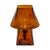 Boho Chic Luca Glass Mini Table Lamp, Smokey Brown For Sale - Image 3 of 6