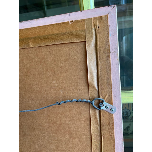 Late 20th Century Farmhouse Style Framed Art Seed Label by Mensing and Stecher Litho. Company For Sale - Image 12 of 12