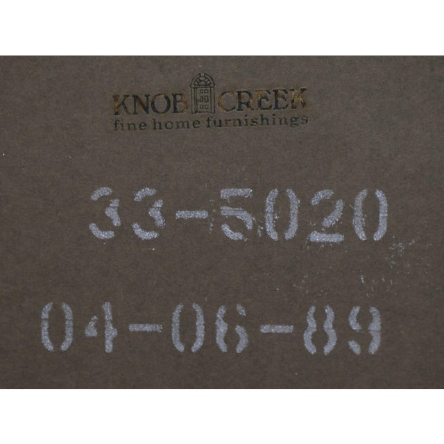 Knob Creek Mahogany Chippendale Beveled Wall Mirror For Sale - Image 9 of 10