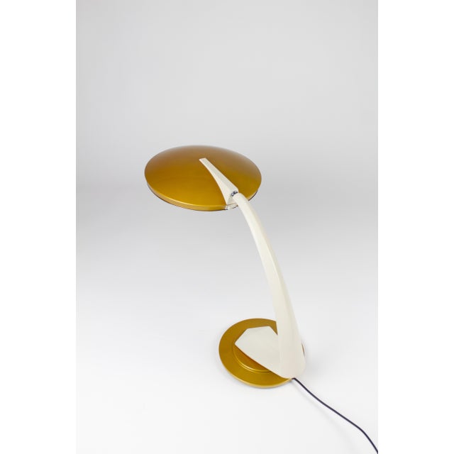 Fase Boomerang 2000 Desk Lamp by Luis Pérez De La Oliva, Spain, 1970s, in Good conditions. Designed 1970 to 1979 This...