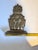 English Vintage Brass Pineapple Doorstopper Bookend For Sale - Image 3 of 12