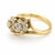 Contemporary 14k Diamond Ring, Size 5.5 For Sale - Image 3 of 3