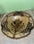 Mid-Century Brass Hand Painted Floral Design Decorative Bowl For Sale In Dallas - Image 6 of 9