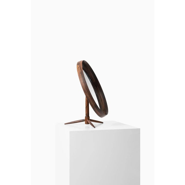 - Mid-century table mirror - Rosewood frame - From Denmark