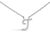 Embrace the elegance of personalization with this stunning 10K White gold pendant, delicately crafted into a flowing...