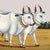 Indian Company School, Native Hackery with Two Oxen, 1800s, Gouche Paper For Sale - Image 3 of 9
