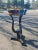 Simple Amazing French style ,solid wood, Lyra-shaped , Curly legs on three sided retracted base plate and disc feet....