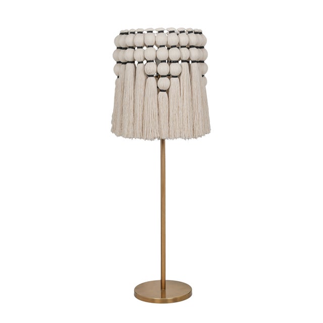 Metal Tutu Natural Floor Lamp For Sale - Image 7 of 7