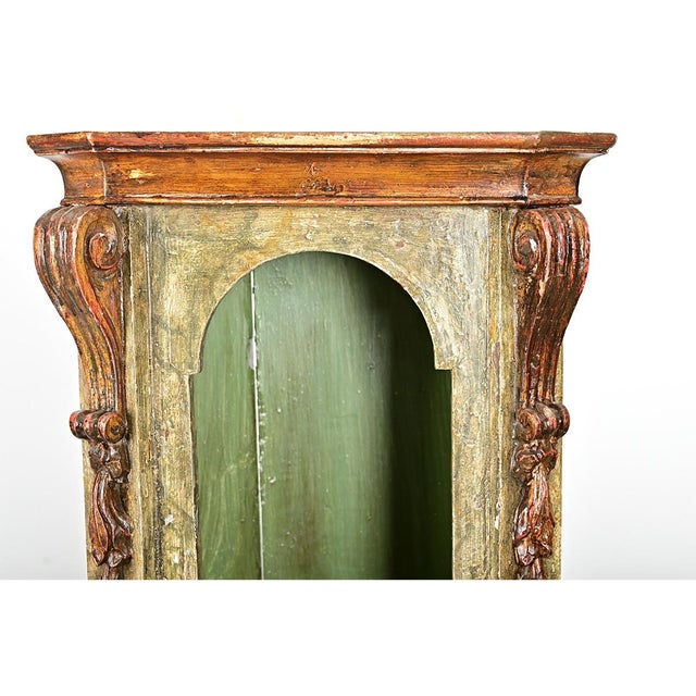 Portuguese 18th Century Polychrome Parcel Gilt Altar For Sale - Image 9 of 11