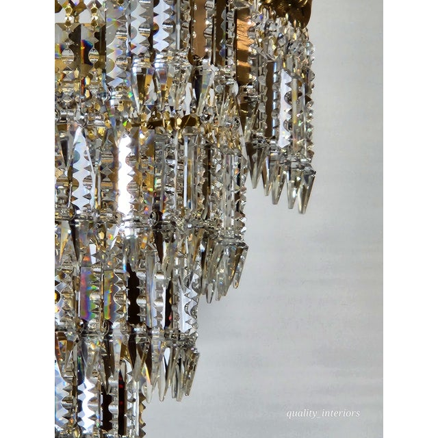 Antique Circa 1910 Double Serpent Wedding Cake Chandelier - Rare For Sale - Image 11 of 12