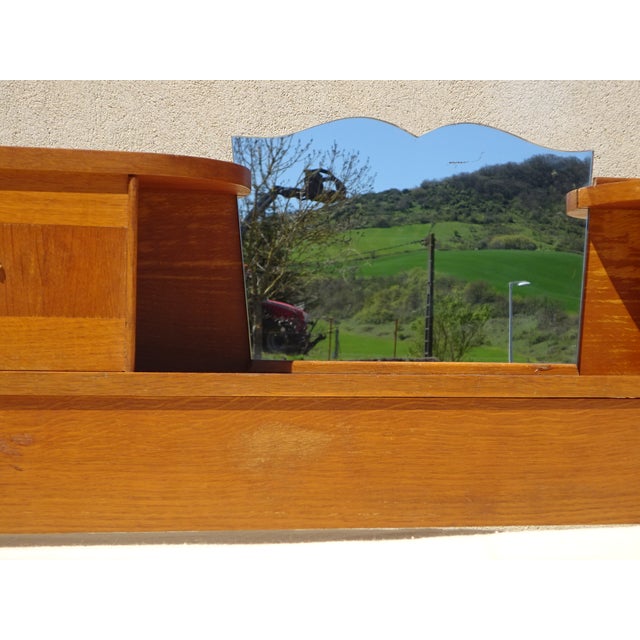 Vintage Light Oak Headboard, 1970s For Sale - Image 9 of 18