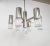 Chrome and Glass Chandelier attributed to Sciolari, 1970s For Sale - Image 11 of 11