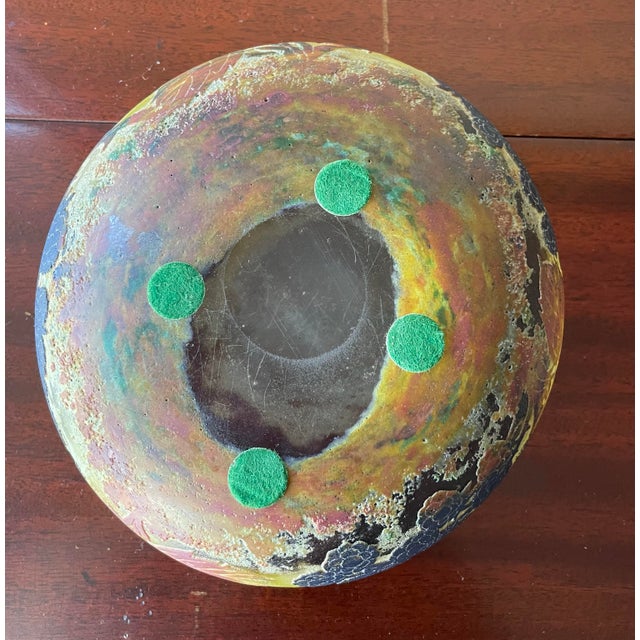 Yellow Antique Daum Nancy Bowl, Signed For Sale - Image 8 of 8