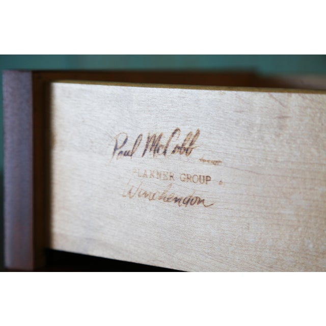 1950s Mid Century Modern Paul McCobb 20 Drawer Chest of Drawers on Iron Base For Sale - Image 15 of 15