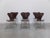 Original set of 6 ‘Series 7’ dining chairs designed by Arne Jacobsen in 1955. These examples are early productions from...