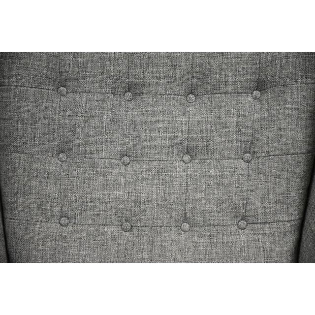 1960s Hans J. Wegner Grey Papa Bear Chair and Ottoman For Sale - Image 9 of 12