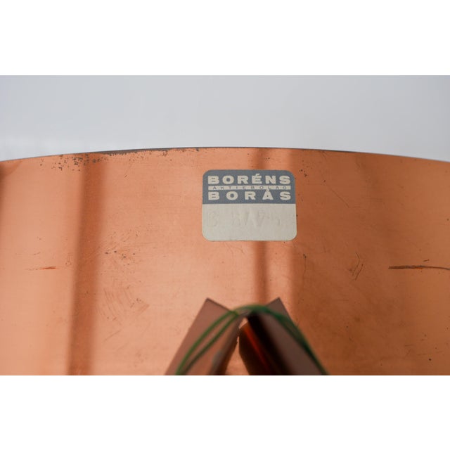 Vintage Brutalist Copper Wall Sconce from Boréns, 1960s For Sale - Image 9 of 15