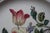 Vintage Wedgwood Etruria English Floral Creamware Salad Plates With Scalloped Green Rims — Set of Four For Sale - Image 10 of 18