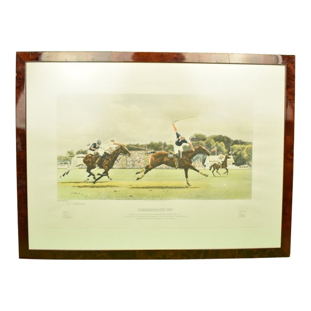 Coronation Cup 1987 Painted by Terence Gilbert (Pencil Signed Ll) For Sale