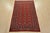 Tribal Bokhara Rug 4’1” X 6’4” Red Wool Tribal Hand-Knotted Oriental Carpet For Sale - Image 3 of 11