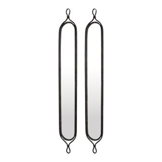 Tall Narrow Mirrors, Set Of 2 For Sale