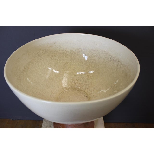 Column and Basin in Marble and Ceramic, 1980, Set of 2 For Sale - Image 4 of 13