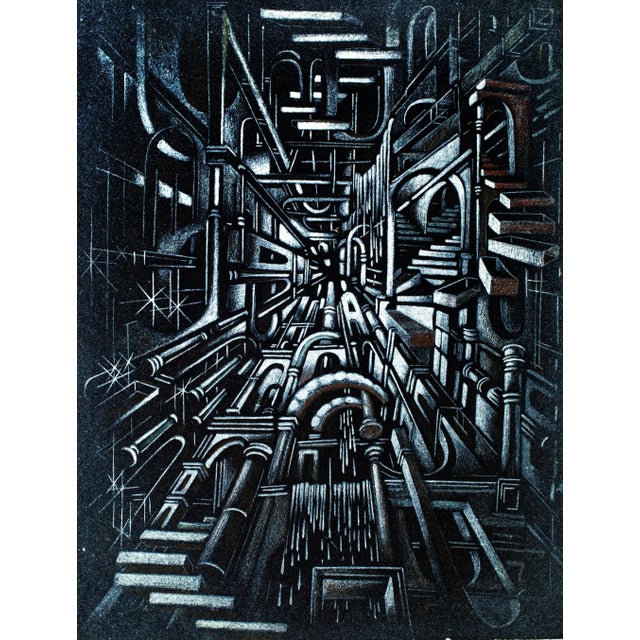 The Fortress is a black and white lithograph realized by Anonymous artist in the second half of the XX century. The...