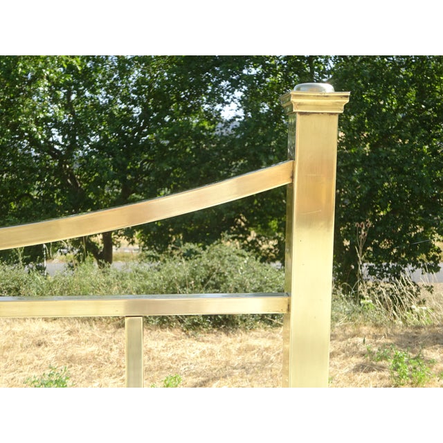 Antique Bed in Gilt Brass, 1890s For Sale - Image 6 of 18