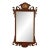 Henkel Harris Chippendale Style Mahogany Partial Gilt Wall Mirror For Sale