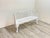Beautiful cast aluminum outdoor bench in good vintage condition