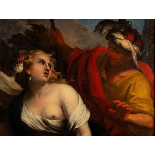 Gio Raffaele Badaracco, Rachel and Jacob, 1600s, Oil Painting For Sale - Image 4 of 7