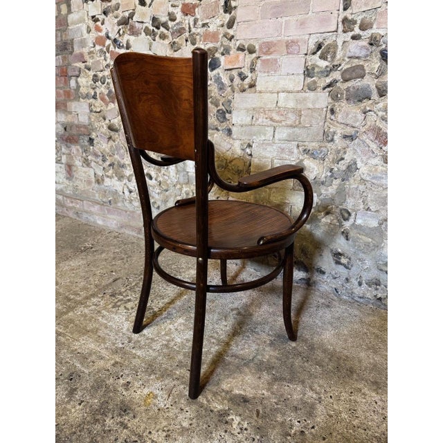 Antique Bentwood Armchair by Fischel, 1890s For Sale - Image 14 of 18