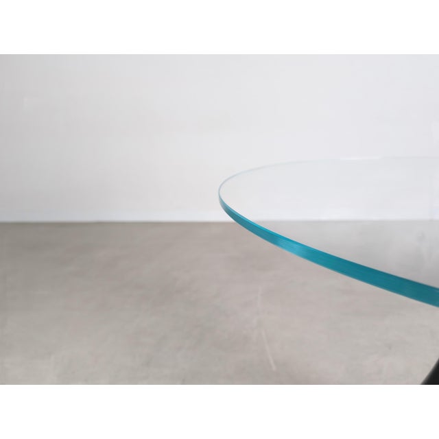 Modern Round Glass Dining Table from Rolf Benz For Sale - Image 5 of 9