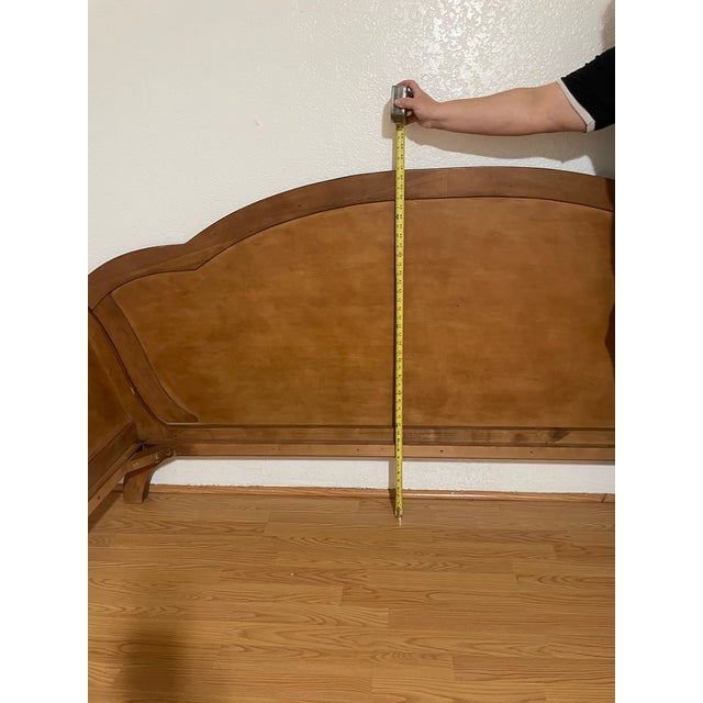 Mid-Century Modern Contemporary Sleigh Style Wood Daybed by Century Furniture, Cazzy Collection For Sale - Image 3 of 12