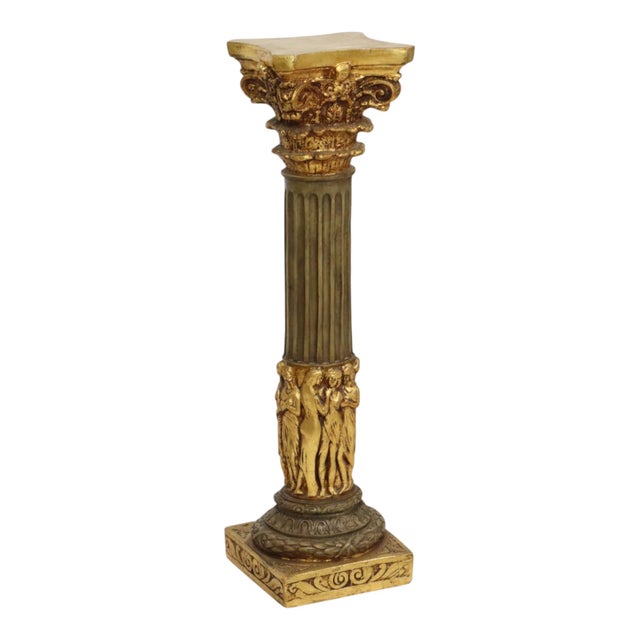 Baroque Style Gilt Resin Column, 20th Century For Sale - Image 17 of 17