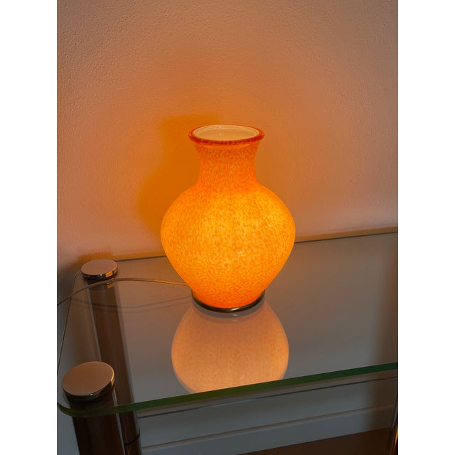 Orange Murano Table Lamp from La Murrina, 1990s For Sale - Image 13 of 16