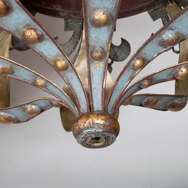 Spanish Revival Spanish revival style pendant For Sale - Image 3 of 8