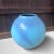 Sky-Blue Kōchi Glaze Ikebana Vase, 1980s For Sale - Image 4 of 13