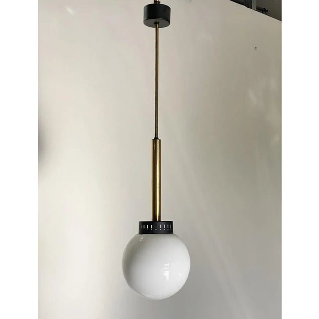 Mid-Century Modern Vintage Hanging Lamp from Stilnovo, 1950 For Sale - Image 3 of 13