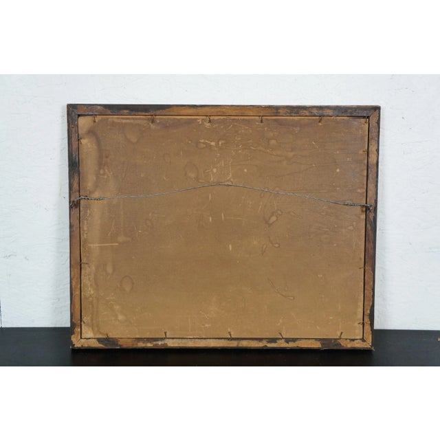 Antique Lh King the Path in the Forest Landscape Etching 20", Framed For Sale - Image 11 of 11